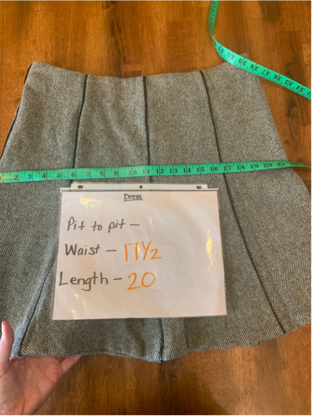 Lauren Ralph Lauren Skirt 12 Tan and Black Tweed